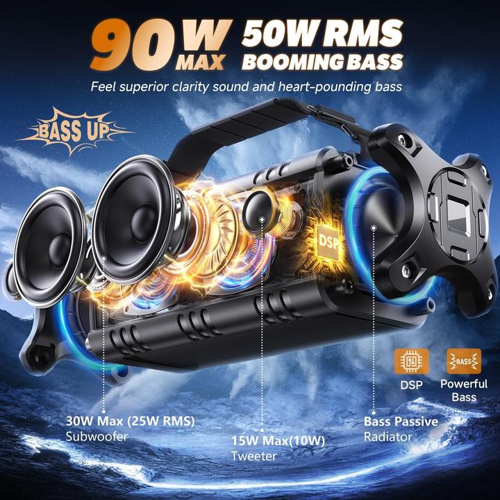 Produktbild W-king Bluetooth Lautsprecher (40 h)