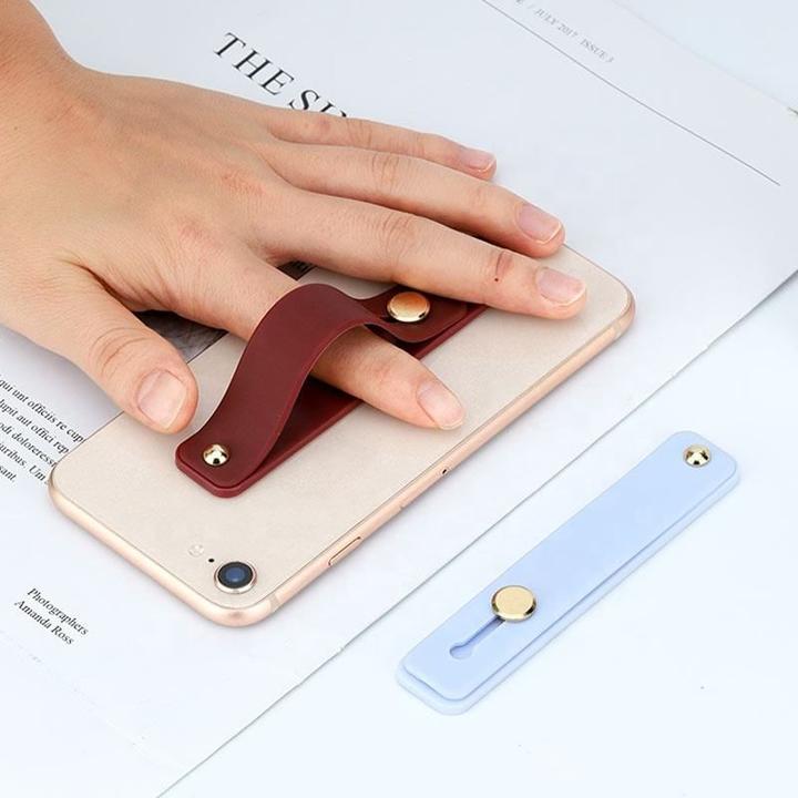 Actual product image Hurtel Self-adhesive finger holder with zipper - purple