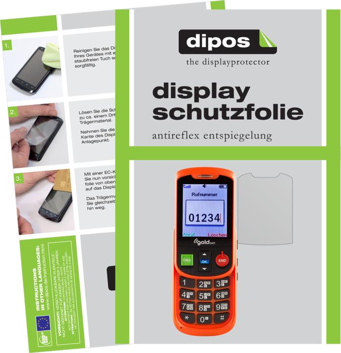 Image du produit Dipos Film de Protection d’écran Anti-reflet (2 pièce(s), Or GMT Alto 2)