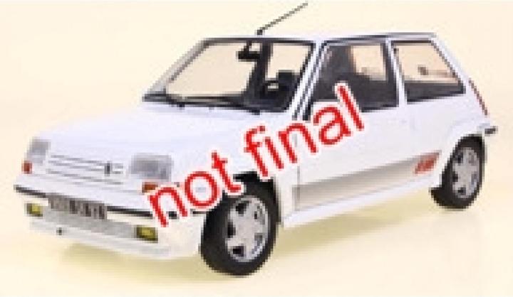 Image du produit Solido 1:18 Renault 5 GT Turbo MK2 1989 blanche