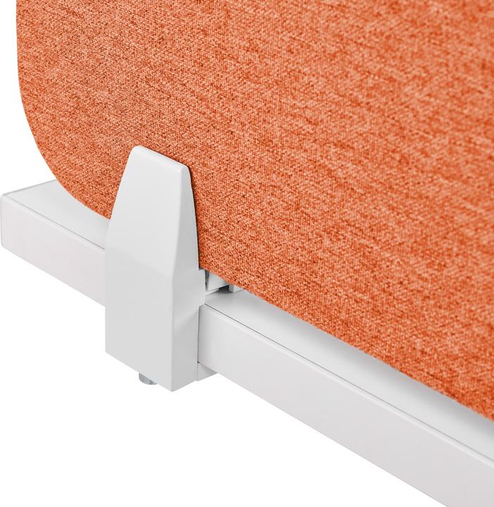 Image du produit Beliani Cloison de bureau rouge clair 160 x 40 cm WALLY