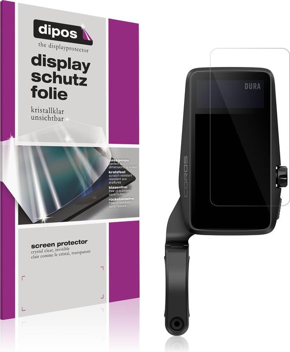 Actual product image Dipos Screen Protector Crystalclear for Coros Dura Solar GPS