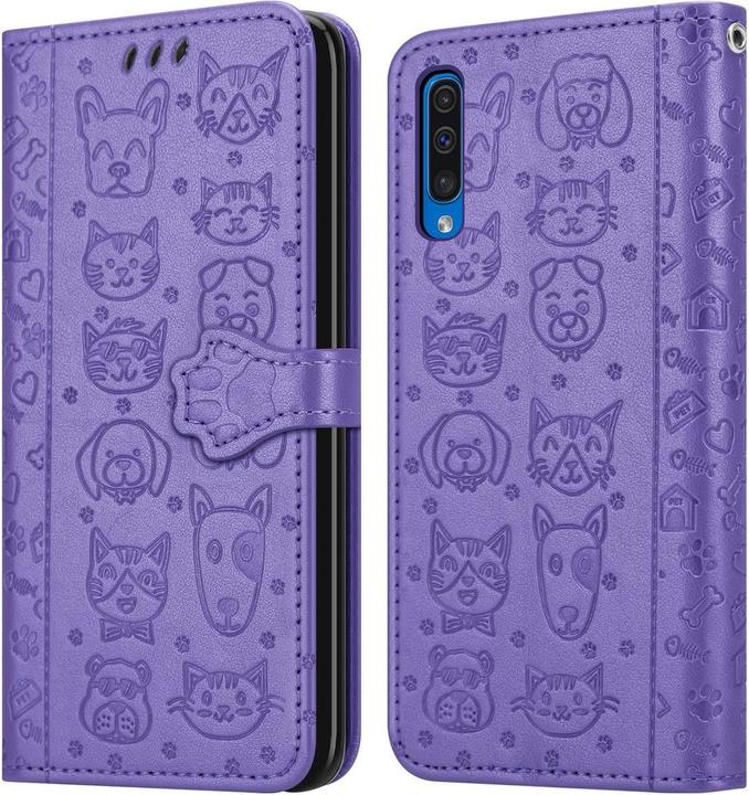 Actual product image Cadorabo Book Dogs & Cats Cover (Samsung Galaxy A50, Samsung Galaxy A30s, Samsung Galaxy A50s)