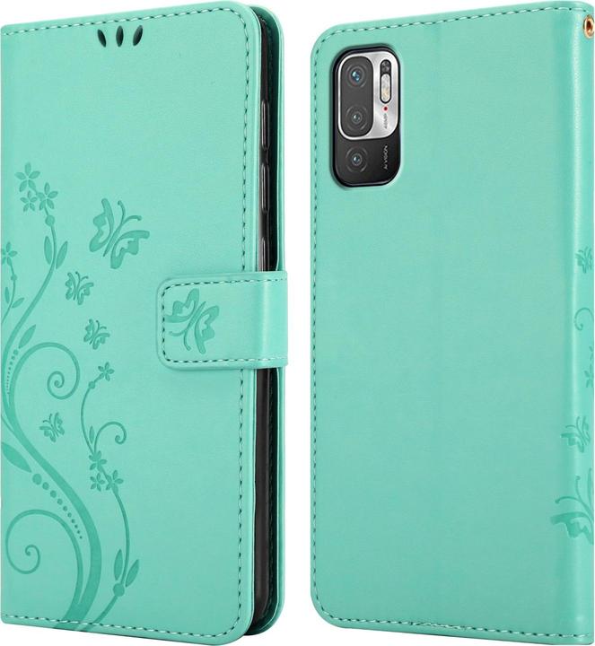 Immagine prodotto Cadorabo Copertina del libro a fiori (Xiaomi Poco M3 Pro 5G, Xiaomi Redmi Nota 10 5G)