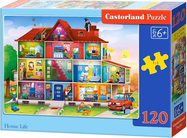 Productafbeelding Castorland Huisleven puzzel 120 stukjes (120 onderdelen)