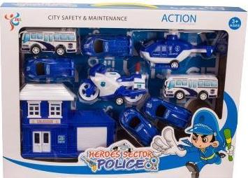 Actual product image No Name TOY SET POLICE JKL-02A