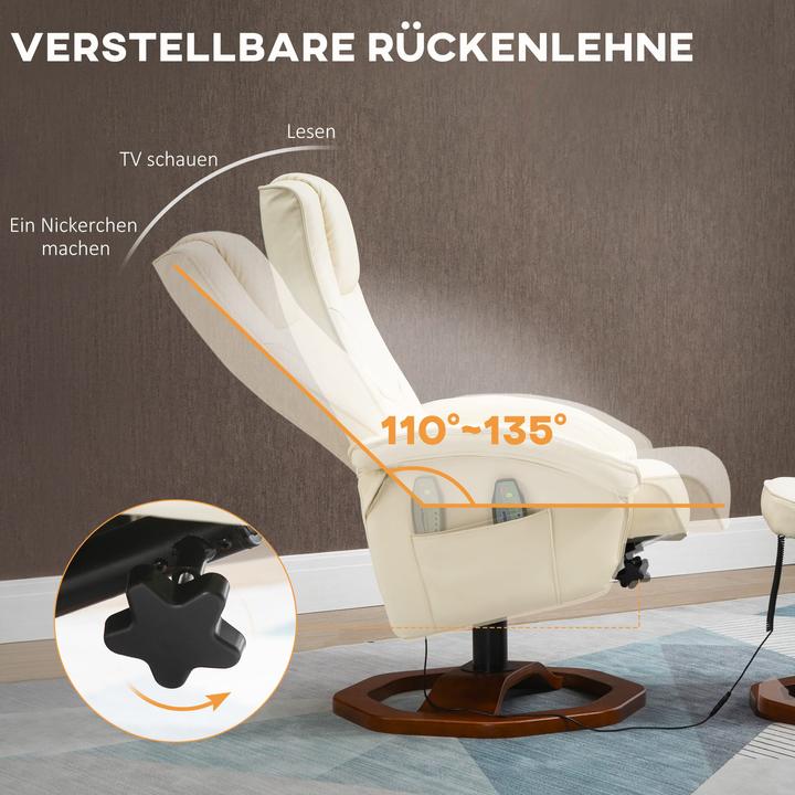 Produktbild Jamb Massagesessel mit Fussstütze