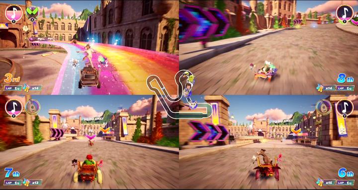 Actual product image GameMill Entertainment Dreamworks All-Star Kart Racing (Switch, Switch Lite, Switch OLED, DE)