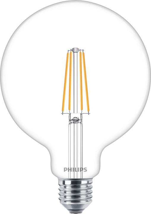 Actual product image Philips Professional Lamp MASTER VLE LEDBulb D 5.9-60W E27 927 G120 CL G (E27, 5.90 W, 806 lm, 1 x, D)