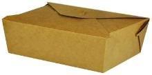 Produktbild Aristo Takeaway aeske 1200 ml 195x140x45 mm FSC-maerket Karton med biocoating Brun,4 x 50 stk/krt