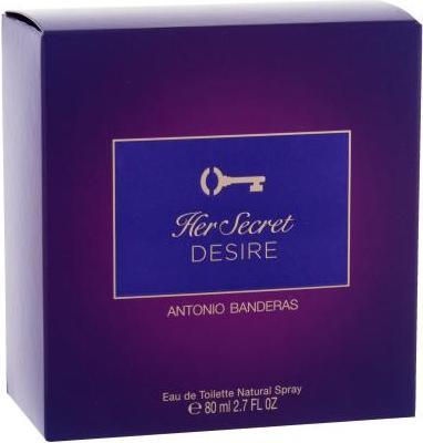 Produktbild Antonio Banderas Her Secret Desire (Eau de Toilette, 80 ml)