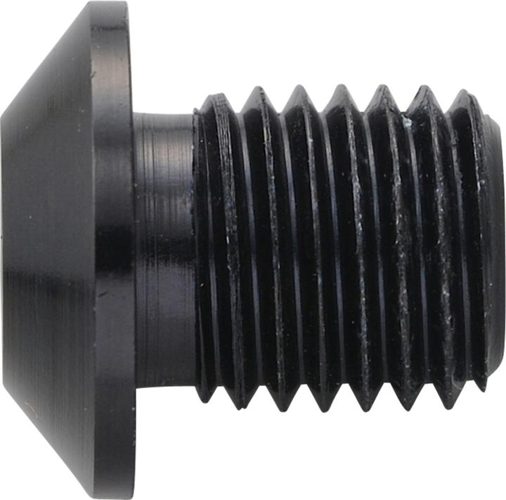 Actual product image Daytona Black anodised CNC aluminium screw cap F. Mirror M10 X P1.25 right-hand thread