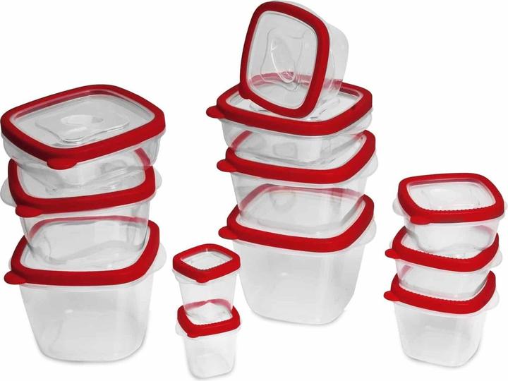 Boîte de rangement pour aliments 24pcs PP (1.70 l)