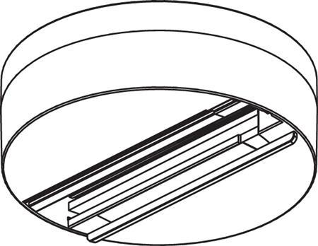 Actual product image Licht 2000 Surface ceiling panel white GA703