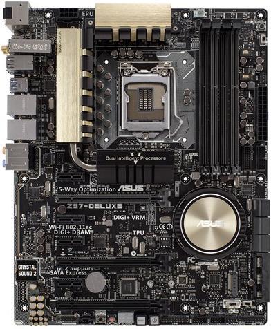 Produktbild ASUS Z97-Deluxe (LGA 1150, Intel Z97, ATX)
