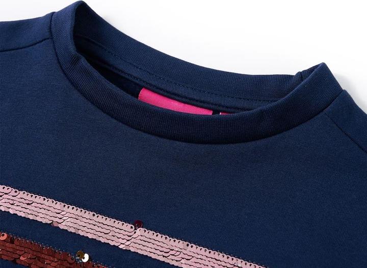 Actual product image VidaXL Children's jumper dress navy blue 104,Material: 95 (104)