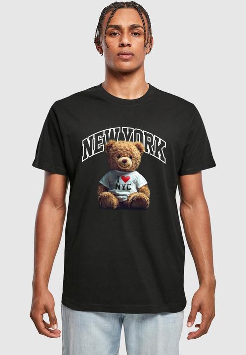Actual product image Mister Tee MisterTee New York College Bear Tee - 179967 (XS)