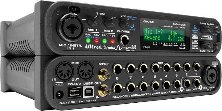 Produktbild MOTU UltraLite-mk3 Hybrid (FireWire, USB)