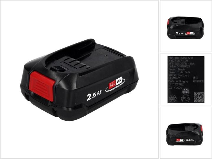 Productafbeelding Bosch Home & Garden Accupack PBA 18V Lithium-Ion (18 V)