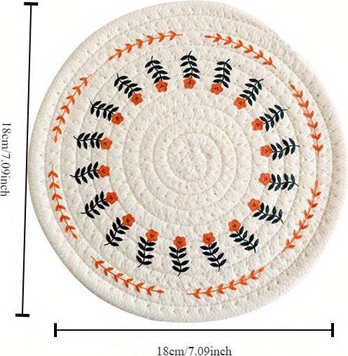 Actual product image Alopini Scandinavian-inspired, woven, heat-resistant cotton placemat - versatile (1 x)