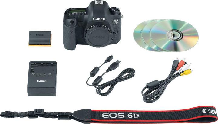 Image du produit Canon Corps de l'EOS 6D (20.20 Mpx, Plein format)