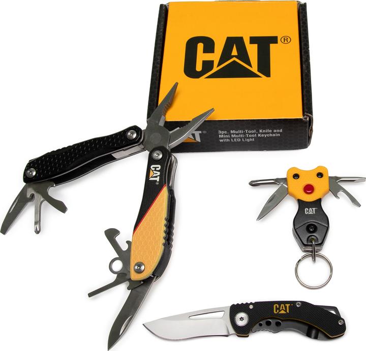 Produktbild Cat Multifunktionswerkzeug, 3tlg., 240192 (12 Funktionen)