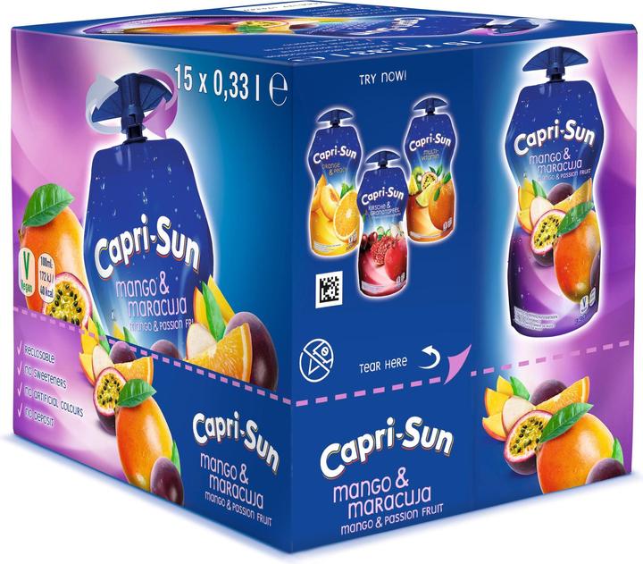 Actual product image Capri-Sonne Mango-passion fruit (15 x 33 cl)