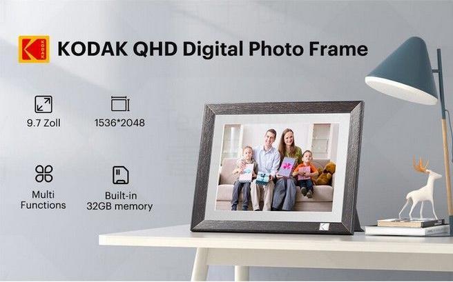 Produktbild Kodak WIFI Photo Frame HDPF-978 (9.70", 2048 x 1536 Pixel)