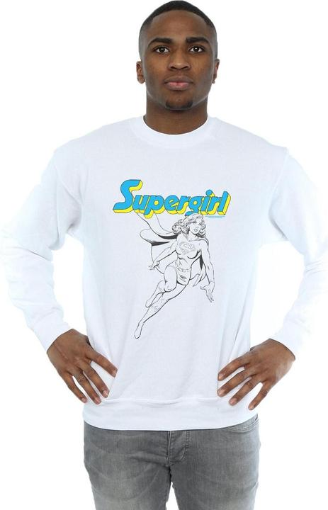 Immagine prodotto Supergirl Mono Action Pose Felpa Uomo (M)