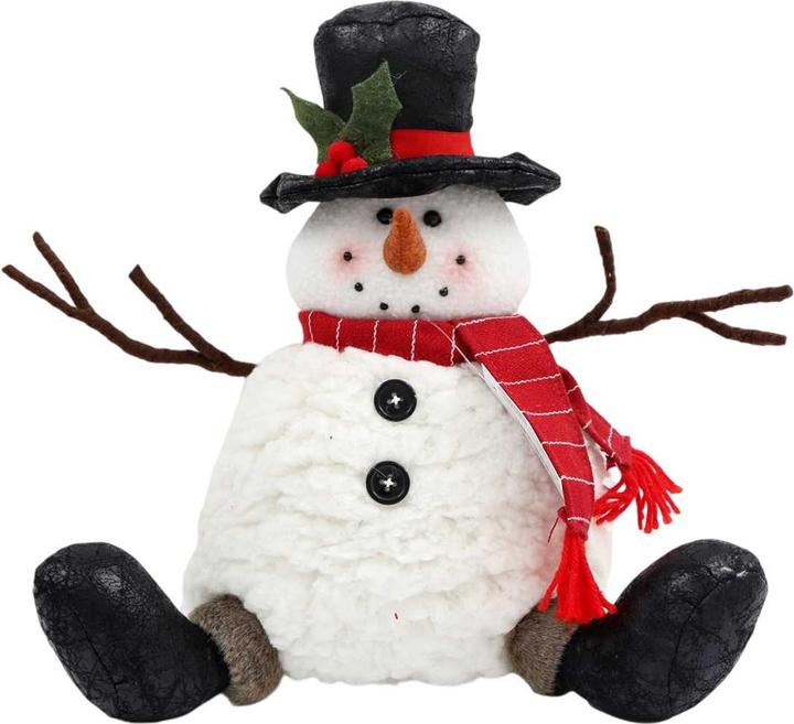 Actual product image Something Different Sitting Snowman Christmas Decoration