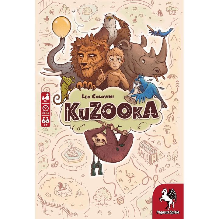 Actual product image Pegasus 51230G - KuZOOka, board game, for 2-6 players, from 9 years (DE/EN edition) (English)