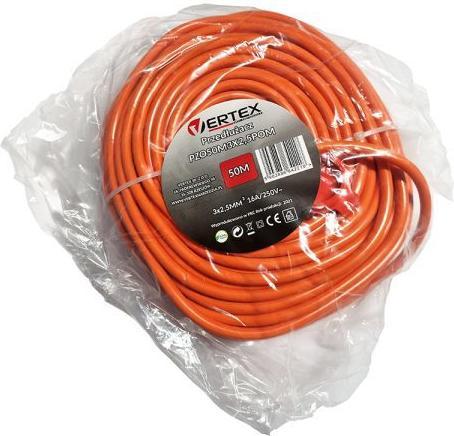 Productafbeelding Vertex PZO50M Intrekbare verlengkabel 50 m 3x2 5 mm Oranje (50 m, CEE 7/5)