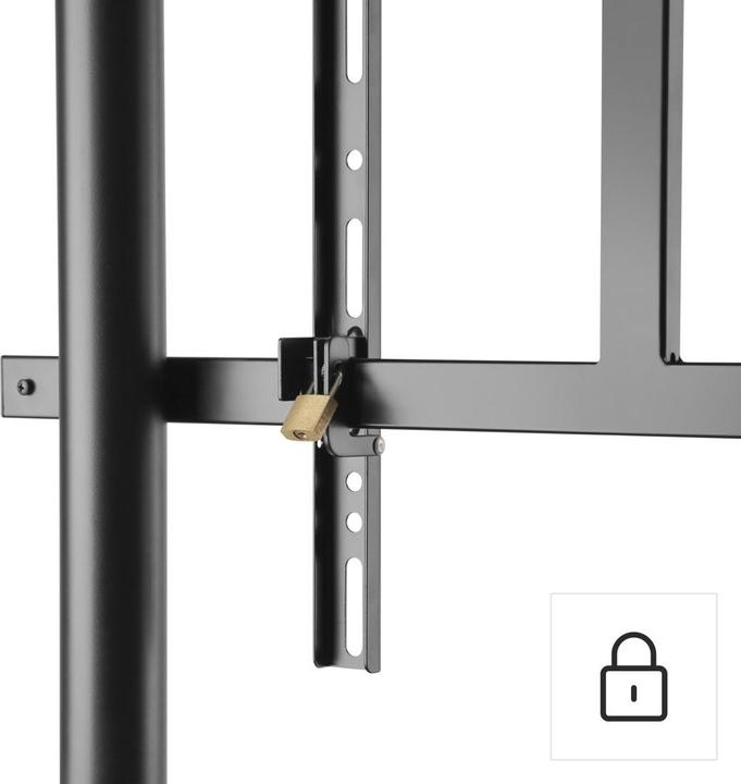 Image du produit Hama Trolley", support de télévision avec roulettes, 254 cm (100 (100", 80 kg)