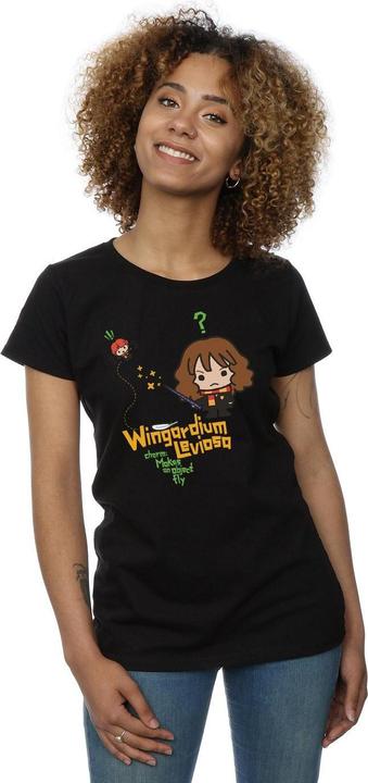 Image du produit - T-shirt HERMIONE GRANGER WINGARDIUM LEVIOSA JUNIOR - Femme (L)