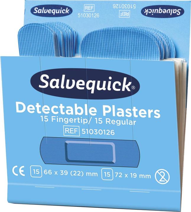 Immagine prodotto Salvequick Strisce di intonaco di ricarica rilevabili (30 x)