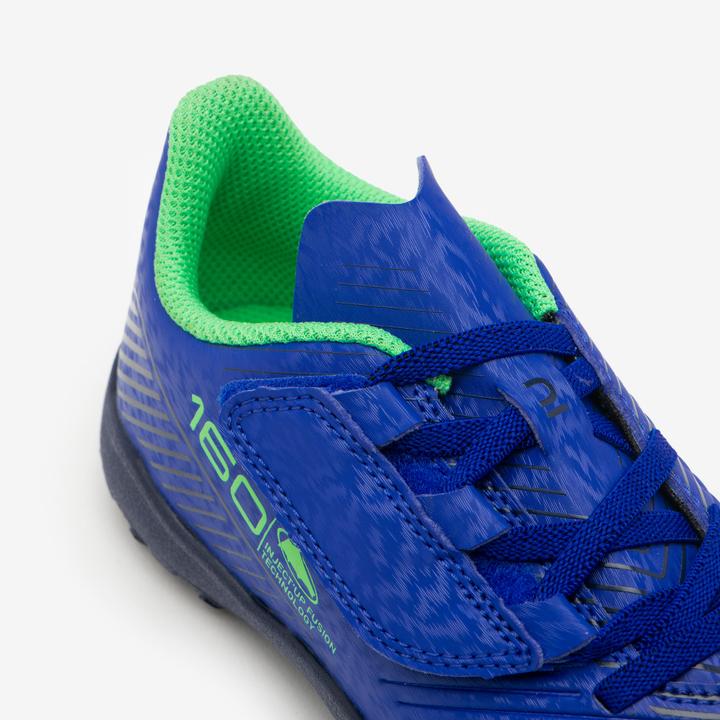 Immagine prodotto Kipsta Scarpe da calcio da bambino con chiusura a velcro - 160 Easy Turf blu (31)