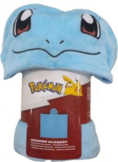 Actual product image Halantex Pokémon Coral Hooded Blanket Squirtle 120 x 150 cm (120 x 150 cm)