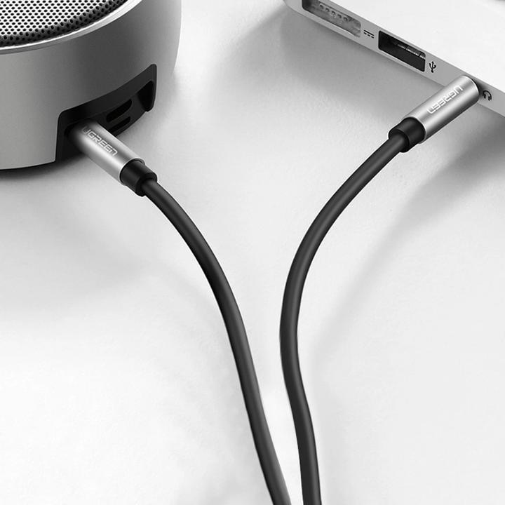 Actual product image Ugreen AV119 3.5mm AUX 5m jack cable (black) (5 m, 3.5mm jack (AUX))