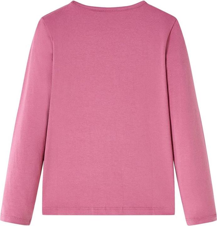 Image du produit VidaXL Tee-shirt manches longues enfant rose framboise 116,Matière : 95 (116)