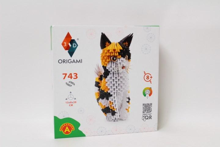 Actual product image Alexander Origami 3D cat