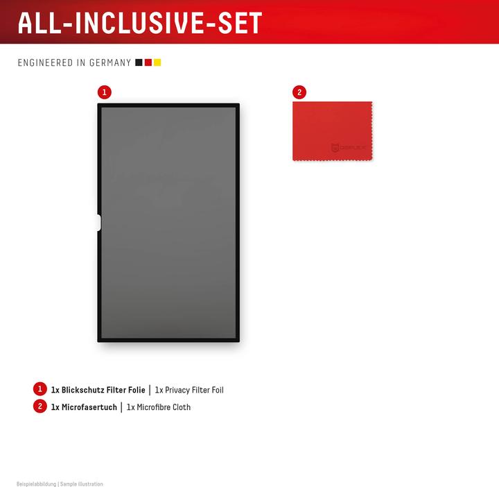 Produktbild Displex Privacy Safe, Desktop Monitor Blickschutzfilter (24")