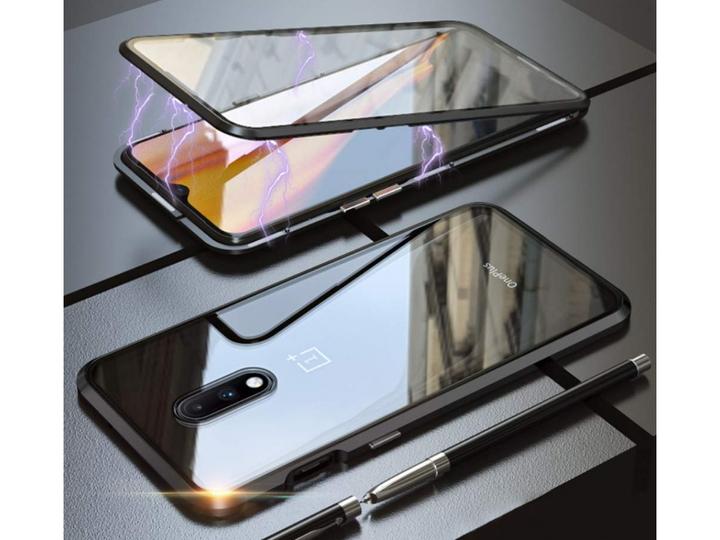 Produktbild G-Case OnePlus 7 Aluminium Magnetic Glass Case Hülle (OnePlus 7)