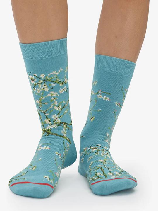 Produktbild MuseARTa Socken Vincent van Gogh - Blühende Mandelblüten (Einzelpack, 36 - 40)
