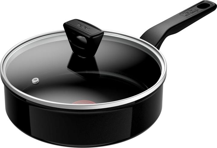 Productafbeelding Tefal Renew Zwarte keramische hapjespan 24 cm - Inductie (24 cm, Steelpan, Keramiek)