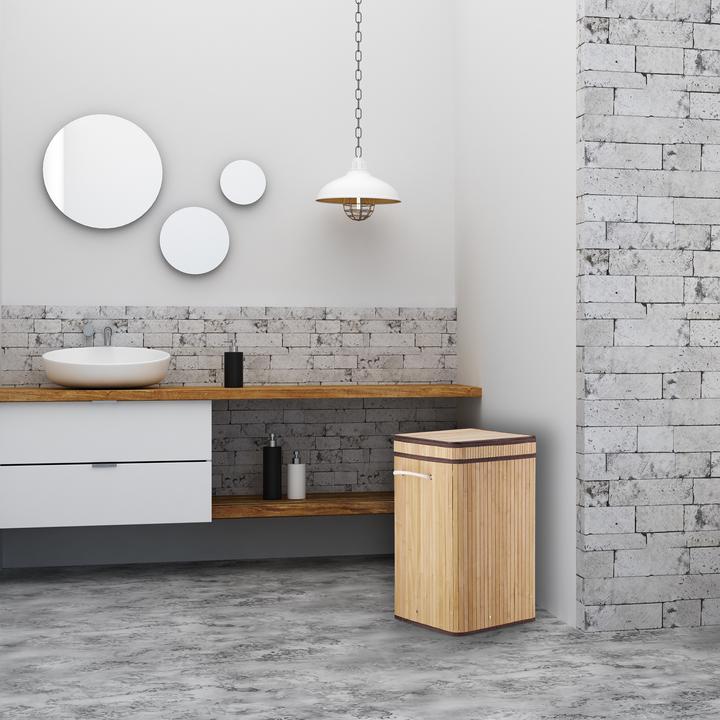 Image du produit Relaxdays Corbeille à linge pliable (70 l)