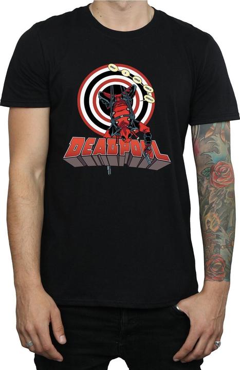Actual product image Mens Deadpool Upside Down T-Shirt (M)