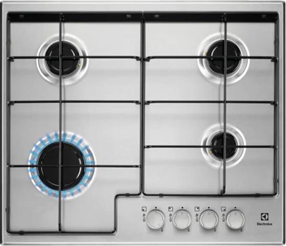 Produktbild Electrolux EGS6424X Kochfeld Edelstahl Einbau-Gasherd(e) 4 Kochstellen