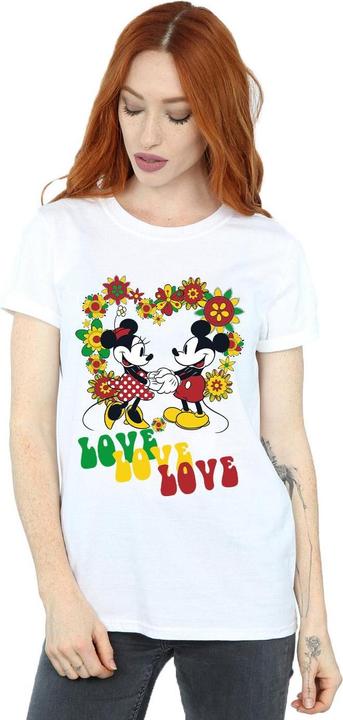 Produktbild Disney Mickey And Minnie Mouse Hippie Love TShirt (L)