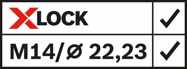 Produktbild Bosch Professional Zubehör PRO Metal X-Lock Schleifscheibe, 125 x 6 x 22,23 mm