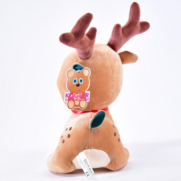 Image du produit Kögler Peluche de Noël, Cerf avec clochette, 35x24x27cm (35 cm)